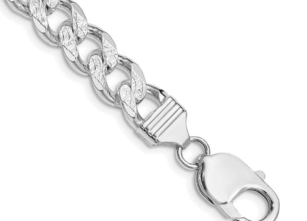 Sterling silver curb link chain, additional view