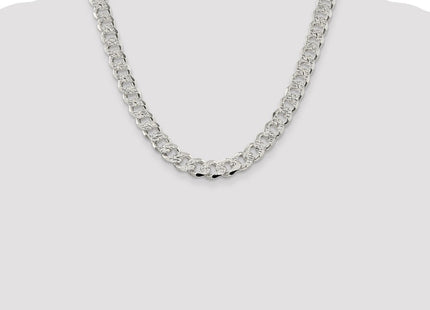 Sterling Silver Pav Curb Chain (Style QCF300-20)