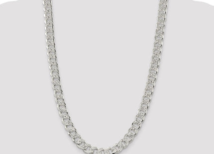 Sterling Silver Pav Curb Chain (Style QCF300-26)