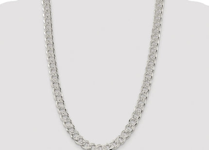 Sterling silver curb link bracelet