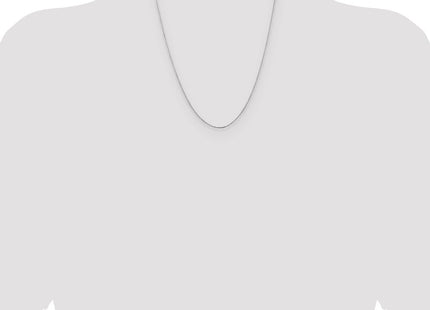 Sterling Silver Rhodium-plated Cable Chain (Style QCL025R-22)