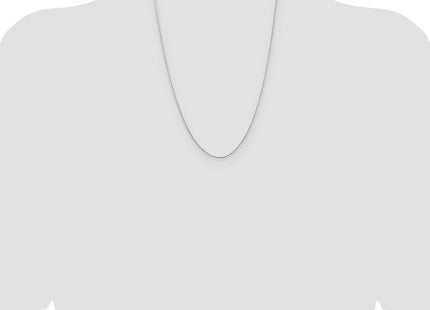 Sterling Silver Rhodium-plated Cable Chain (Style QCL025R-24)