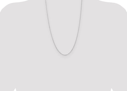 Sterling Silver Rhodium-plated Cable Chain