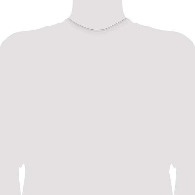 Sterling Silver Cable Chain, 14 x 1mm (0-14)
