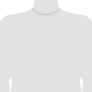 Sterling Silver Rhodium-plated Cable Chain (Style QCL030R-14)