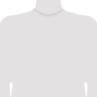 Sterling Silver Rhodium-plated Cable Chain (Style QCL035R-14)