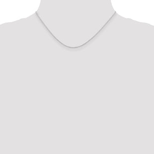Sterling Silver Rhodium-plated Cable Chain (Style QCL035R-16)