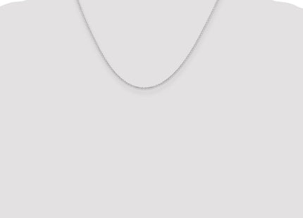 Sterling Silver Rhodium-plated Cable Chain (Style QCL035R-18)