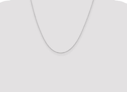 Sterling Silver Rhodium-plated Cable Chain (Style QCL035R-20)