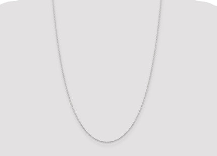 Sterling Silver Rhodium-plated Cable Chain (Style QCL035R-24)