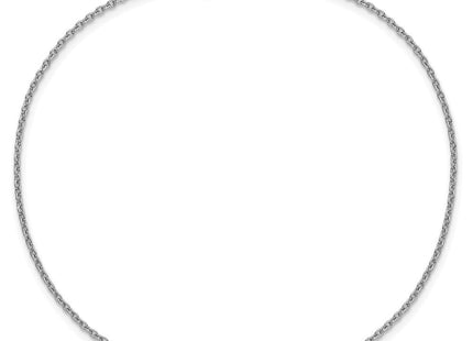 Sterling Silver Rhodium-plated Cable Chain (Style QCL035R-9)