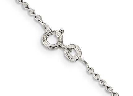 Sterling Silver Cable Chain, 16 x 1.5mm