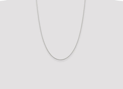 Sterling Silver Rhodium-plated Cable Chain (Style QCL040R-24)