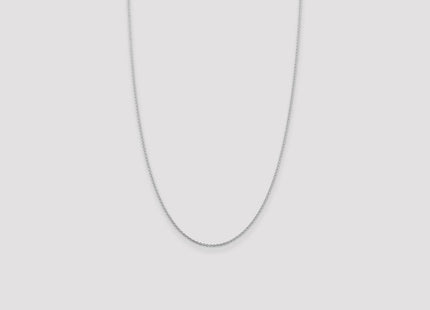 Sterling Silver Rhodium-plated Cable Chain (Style QCL040R-26)
