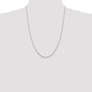 Sterling Silver Cable Chain (Style QCL050-24)