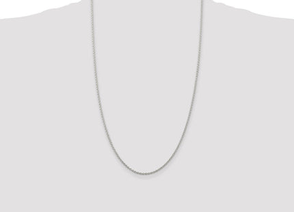 Sterling Silver Cable Chain (Style QCL050-26)
