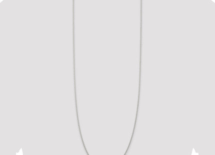 Sterling Silver Rhodium-plated Cable Chain