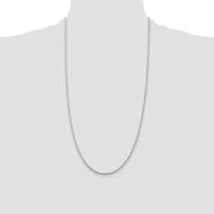 Sterling Silver Cable Chain (Style QCL060-28)