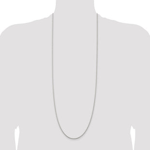 Sterling Silver Cable Chain (Style QCL060-36)