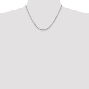 Sterling Silver Cable Chain (Style QCL080-18)