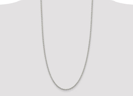 Sterling Silver Cable Chain (Style QCL080-28)