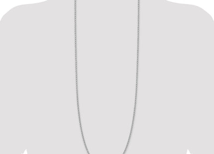 Sterling Silver Rhodium-plated Cable Chain (Style QCL080R-36)