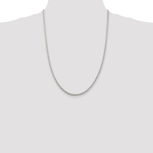 Sterling Silver Cable Chain (Style QCL100-24)