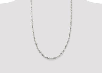 Sterling Silver Cable Chain (Style QCL100-26)