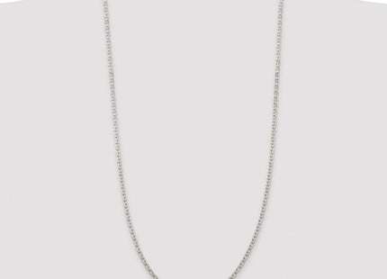 Sterling Silver Rhodium-plated Cable Chain (Style QCL100R-30)