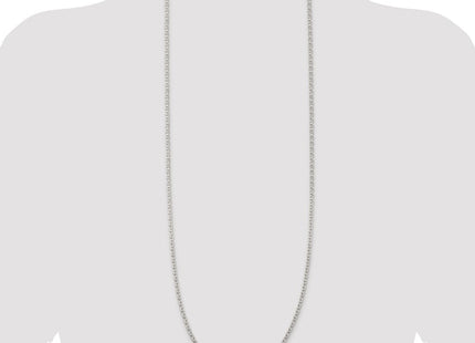 Sterling Silver Rhodium-plated Cable Chain (Style QCL100R-36)