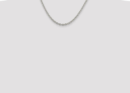 Sterling Silver Cable Chain (Style QCL120-18)