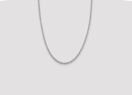 Sterling Silver Cable Chain (Style QCL120-24)