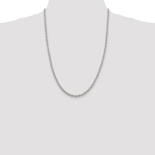 Sterling Silver Cable Chain (Style QCL120-24)