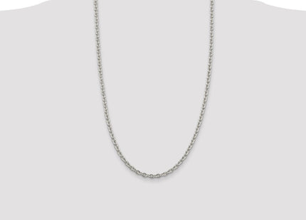Sterling Silver Cable Chain (Style QCL120-26)