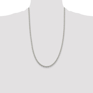 Sterling Silver Cable Chain (Style QCL120-26)