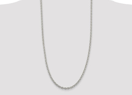 Sterling Silver Cable Chain (Style QCL120-28)