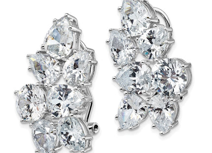 Sterling Silver Earrings Style QCM100 - Classique Jewelry Inc.