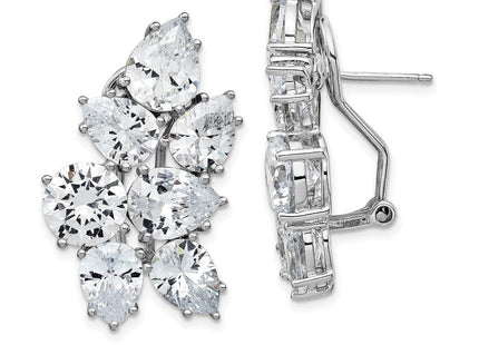 Sterling Silver Earrings Style QCM100 - Classique Jewelry Inc.