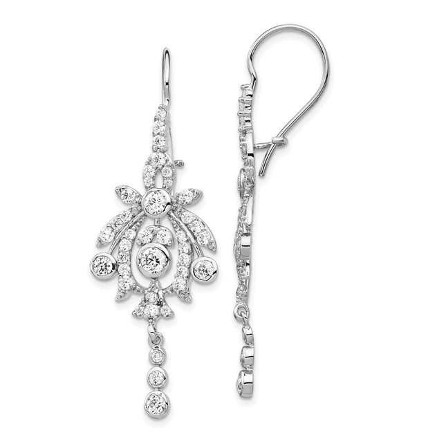 Sterling Silver Earrings Style QCM108 - Classique Jewelry Inc.