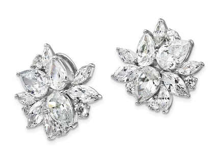 Sterling Silver Earrings Style QCM1102 - Classique Jewelry Inc.