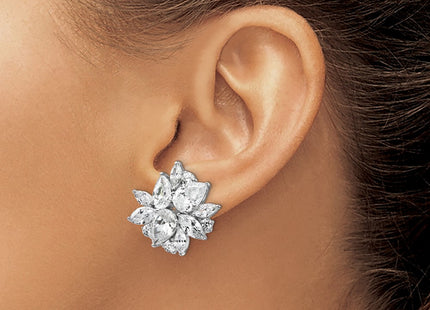 Sterling Silver Earrings Style QCM1102 - Classique Jewelry Inc.