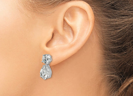 Sterling Silver Earrings Style QCM1121 - Classique Jewelry Inc.