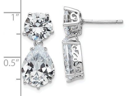 Sterling Silver Earrings Style QCM1121 - Classique Jewelry Inc.