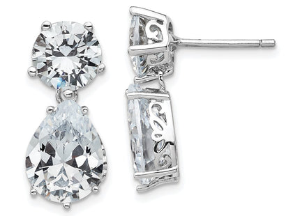 Sterling Silver Earrings Style QCM1121 - Classique Jewelry Inc.