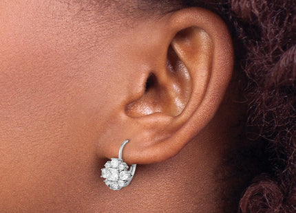 Sterling Silver Earrings Style QCM119 - Classique Jewelry Inc.