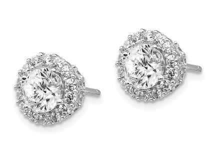 Sterling Silver Earrings Style QCM129 - Classique Jewelry Inc.