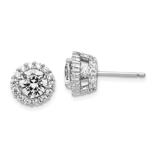 Sterling Silver Earrings Style QCM129 - Classique Jewelry Inc.