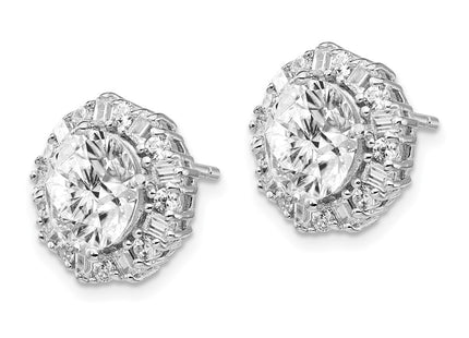 Sterling Silver Earrings Style QCM131 - Classique Jewelry Inc.