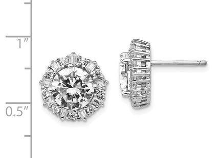 Sterling Silver Earrings Style QCM131 - Classique Jewelry Inc.