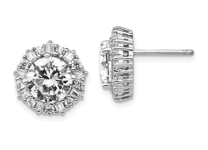 Sterling Silver Earrings Style QCM131 - Classique Jewelry Inc.